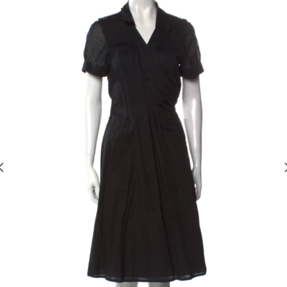Burberry London Black Wrap Dress